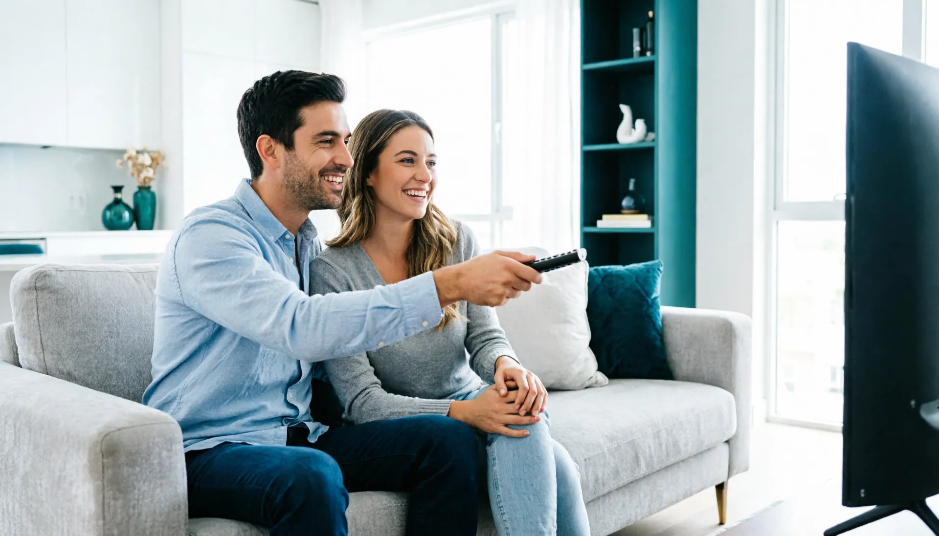 IPTV einrichten 2026 – Geräteübersicht: Fire TV Stick, Samsung Smart TV, Android Box, Apple TV und Kodi nebeneinander mit IPTV Player App